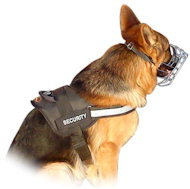 Canine Dog Harness-Patrol Nylon Harness-Security Harness-K9 Dogs