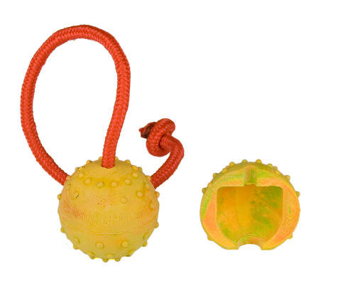 K9 Ball with Rope-Activity Dog Toy